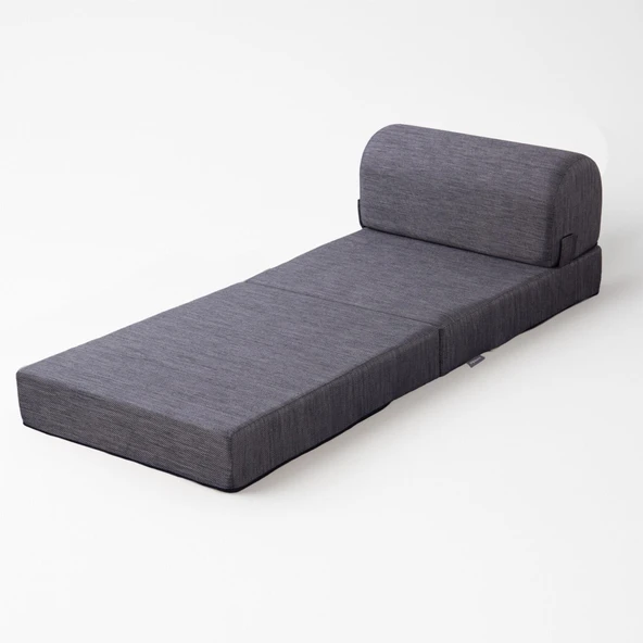 Yataklı Koltuk Magic Keten Görünümlü Tek Kişilik  Antrasit Tek - 4