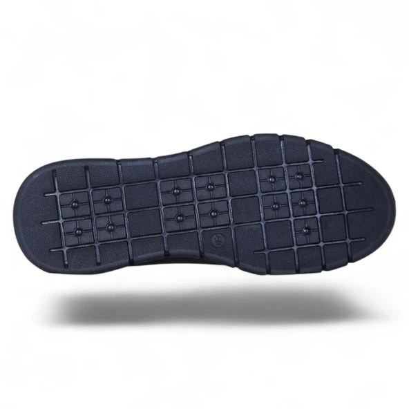 Baloğlu 1969 Siyah Kauçuk %100 Deri Erkek Casual Ayakkabı - Resim 4