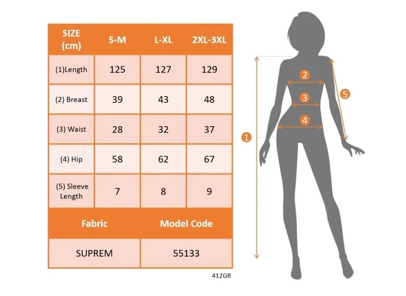 MDB Kadın Kısa Kollu Kruvaze Yaka Beli Lastikli çiçek Desenli Elbise - Resim 6