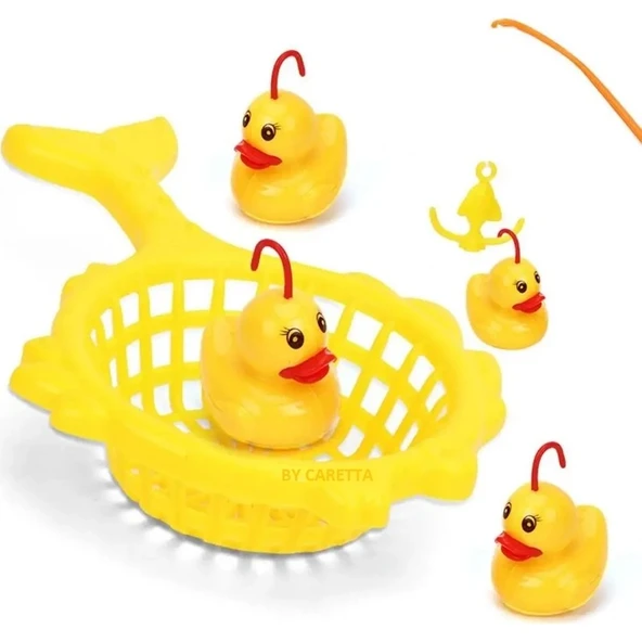by Caretta Mıknatıslı Olta Ile Havuzlu Ördek Tutma Oyunu - 3
