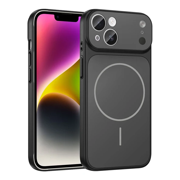 iPhone 13 Uyumlu İphone 17 Görünümlü Kılıf Kablosuz Şarj Özellikli Kamera Korumalı Formen Kapak ürün görseli 1