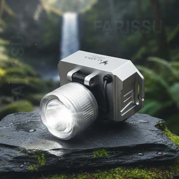 Çok Fonksiyonlu Şarj Edilebilir Kafa Lambası (SDR-X1) - Sensörlü, Solar ve Powerbank Özellikli - 3