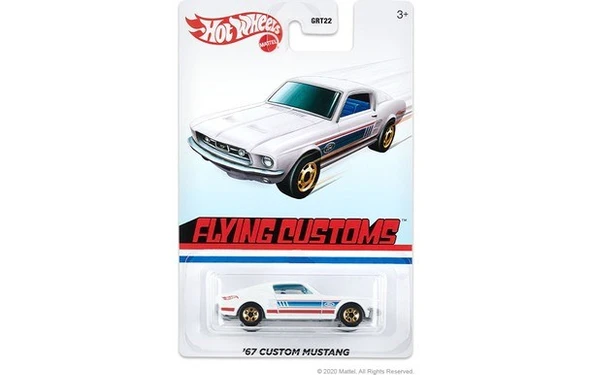 Hot Wheels Temalı Retro Arabalar '67 Custom Mustang GRT25