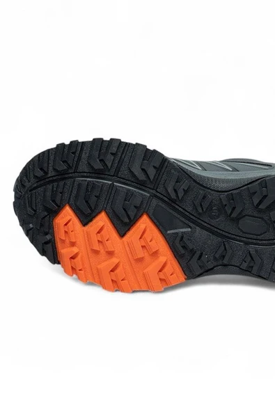 Celira Blx Gri Turuncu Erkek Kışlık Bot Ayakkabı NSB935 - Resim 4