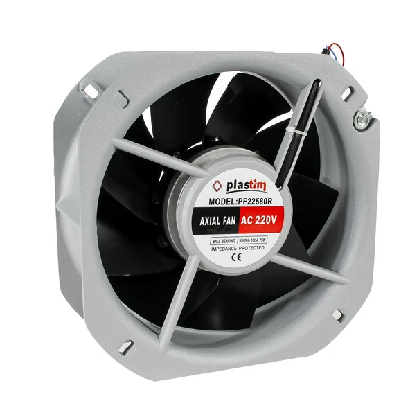 Plastim 225x225x80mm 220v Ac Rulmanlı Aksiyel Fan - PF22580R ürün görseli 1