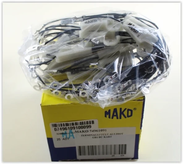 TERMINALLI UCLU ALT.DIOT GRUBU KARTAL KONJEKTÖRSUZ TÜM A (25 ADET) ürün görseli