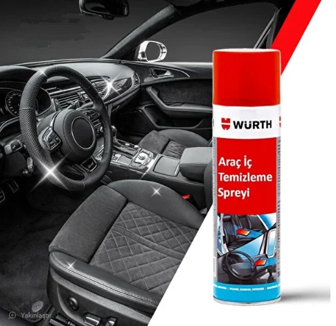 WÜRTH ARAÇ İÇİ TEMİZLEME SPREYİ - Resim 2