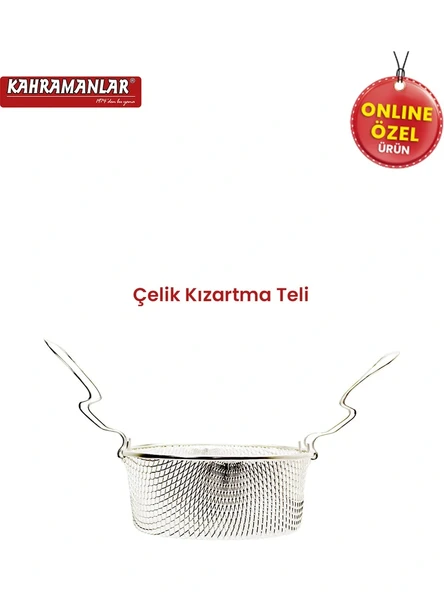 Kahramanlar Cips Chef 22 Cm Emaye Kızartma Tenceresi - Resim 5