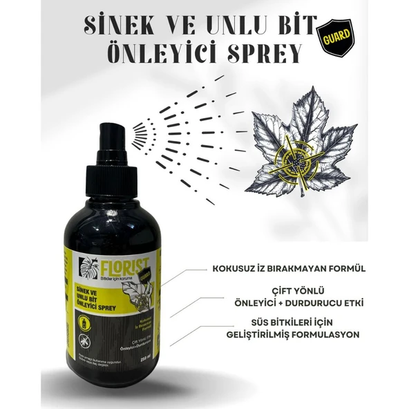 Bitkiler Için Sinek ve Unlu Bit Önleyici Sprey - Resim 2
