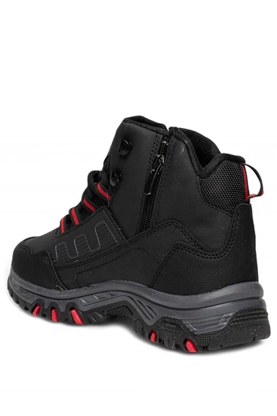 Celira Mgp Siyah Kırmızı Erkek Kışlık Bot Ayakkabı NSB934 - Resim 3