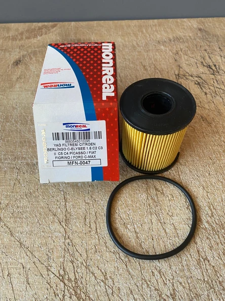 Monreal MFN-0047 Yağ Filtresi Berlingo C-ELYSEE 1.6 C2 C3 II C5 C4 Fiorino Ford C-MAX 9818914980 1109.CL