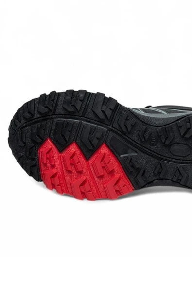 Celira Blx Siyah Kırmızı Erkek Kışlık Bot Ayakkabı NSB935 - Resim 4