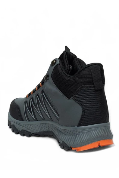 Celira Blx Gri Turuncu Erkek Kışlık Bot Ayakkabı NSB935 - Resim 3