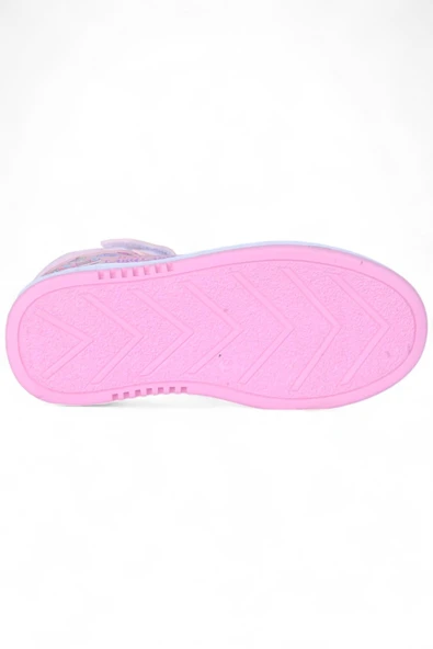 Prokids 4444 Pudra Cırtlı Boğazlı Kız Çocuk Spor Ayakkabı - Resim 4