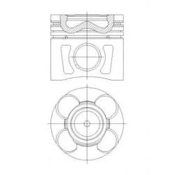 Fiat Motor Piston+segmanı Astra J Corsa D Grande Punto1.3cdtı 16v Linea Grande Punto 199a3000 Multıjet - - Yenmak 31-04289-040 ürün görseli 1