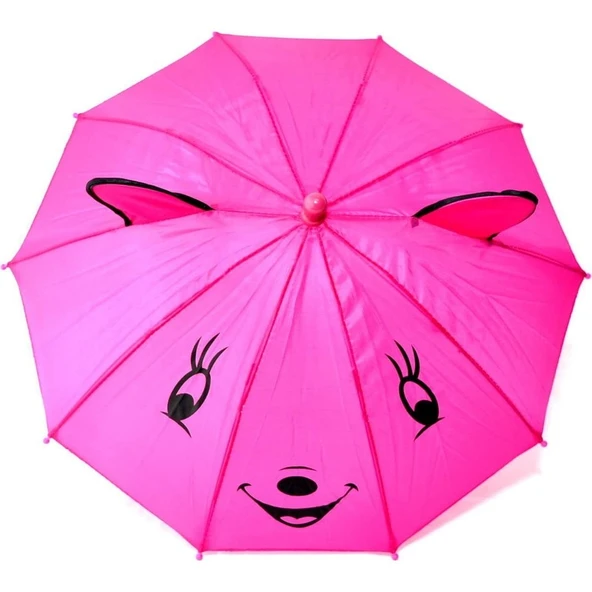 Akkuzu Kulaklıklı Çocuk Şemsiyesi