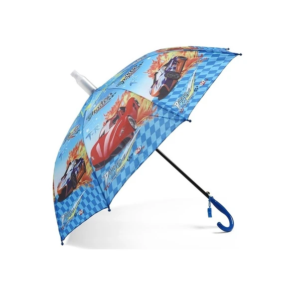 Bardaklı Erkek Çocuk Şemsiye 8 Telli - 2