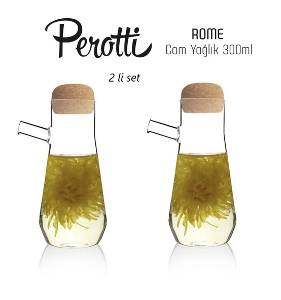 Perotti rome borosilikat cam yağlık - sirkelik 300 ml. 13348 ürün görseli
