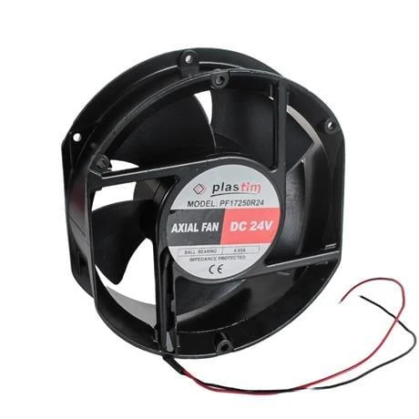 Plastim 172x150x50mm 24V DC Rulmanlı Aksiyel Fan - PF17250R24 - Resim 2