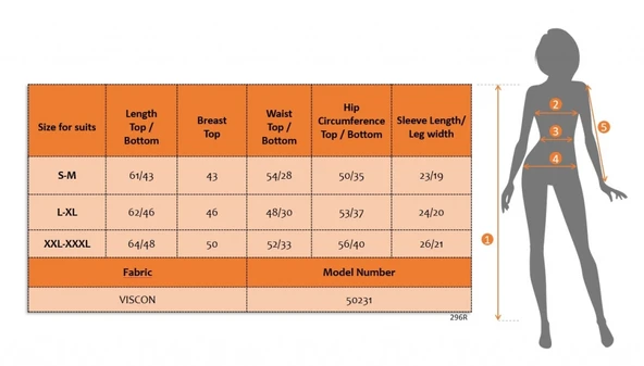 MDB Kadın Kısa Kollu çapa Baskılı Viskon Ikili Takım - Resim 6