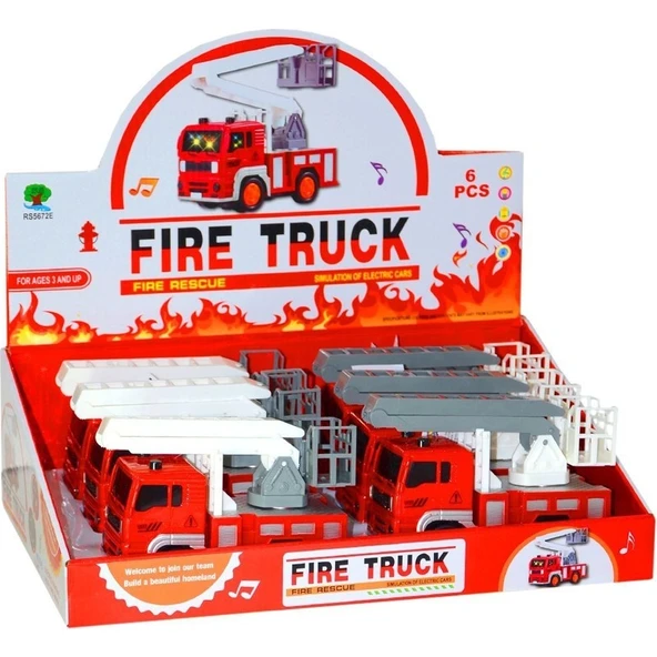 Can Oyuncak RS5672E Can, Fire Truck Pilli Işıklı Itfaiye