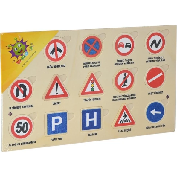 Woodoy Yapboz Trafik Levhaları 104 ürün görseli 1