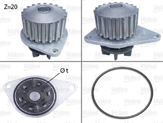 VALEO 506035 DEVİRDAİM P106 I-II-206-PARTNER-BERLINGO-C15-SAXO-XSARA 96> 1.4 1207.18-1201.E3-1207.23-9617376980 ürün görseli 1