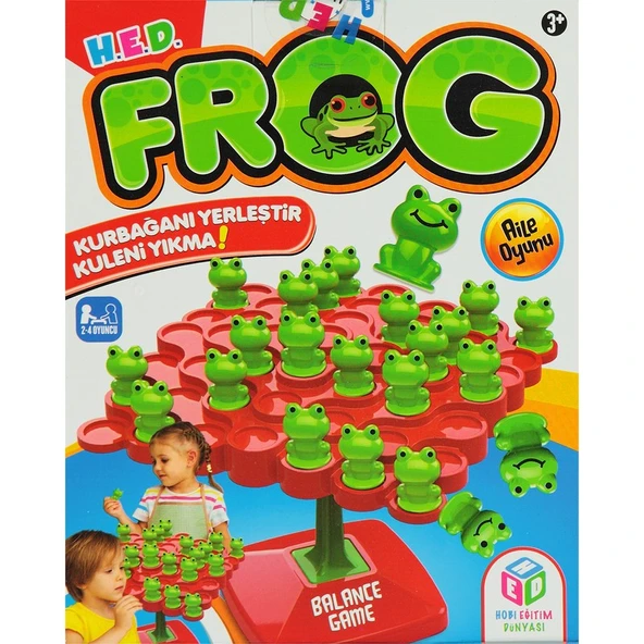 Hobi Eğitim Dünyası Hed Frog Denge Oyunu Yeşil ürün görseli 1
