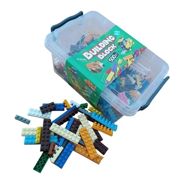 Asya Oyuncak Deposu Kutulu Buıldıng Block Set 500PCS