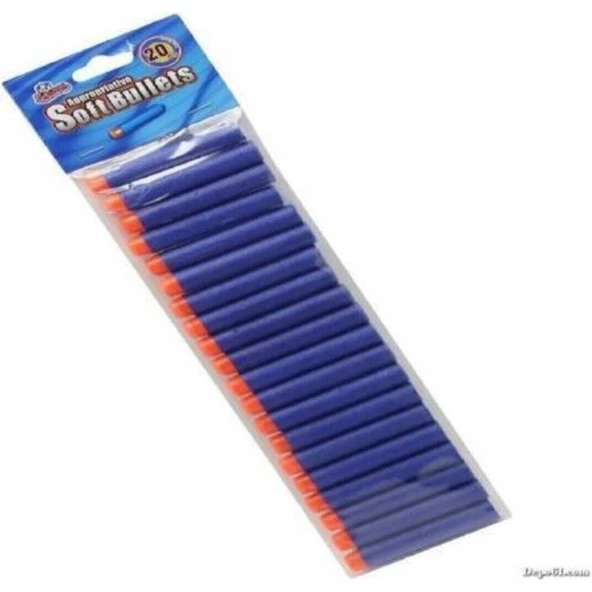 Teknotrust Yumuşak Sünger Mermi 20'li