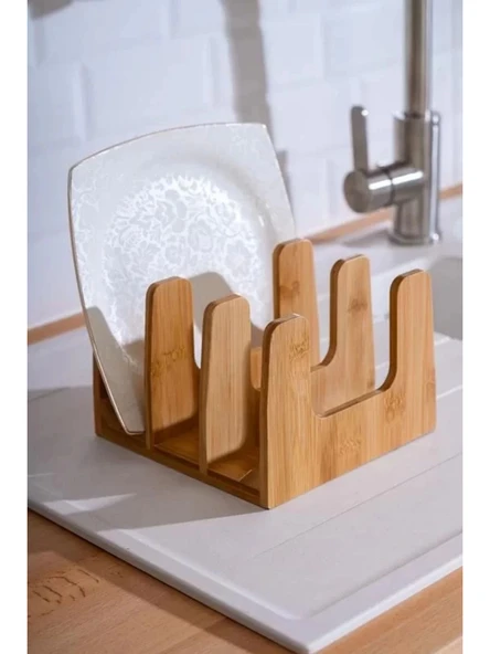 Acar ACR250 Bambu Tabaklık 4 Bölmeli ürün görseli 1