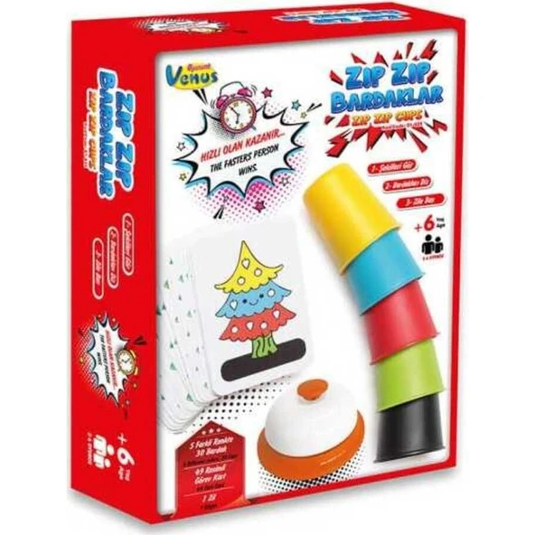 Do Toys Süper Bardaklar Pratik Bardak Oyunu Hızlı ve Neşeli Olan Kazanır ürün görseli 1