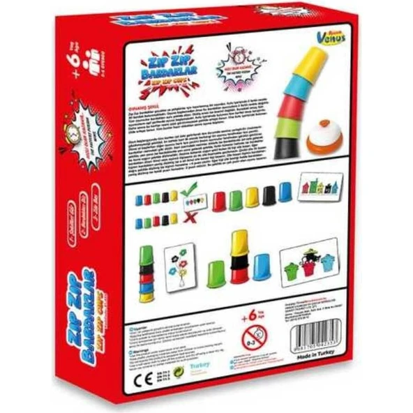 Do Toys Süper Bardaklar Pratik Bardak Oyunu Hızlı ve Neşeli Olan Kazanır - Resim 3