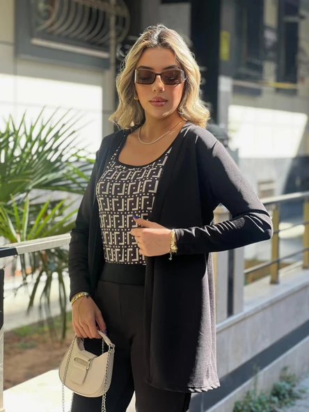 MDB Kadın Uzun Kollukrep üçlü Takım - Resim 2