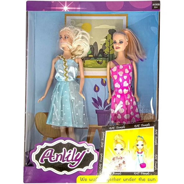 Oydaş Oyuncak Anlily 2 Adet Arkadaş Bebek - 2