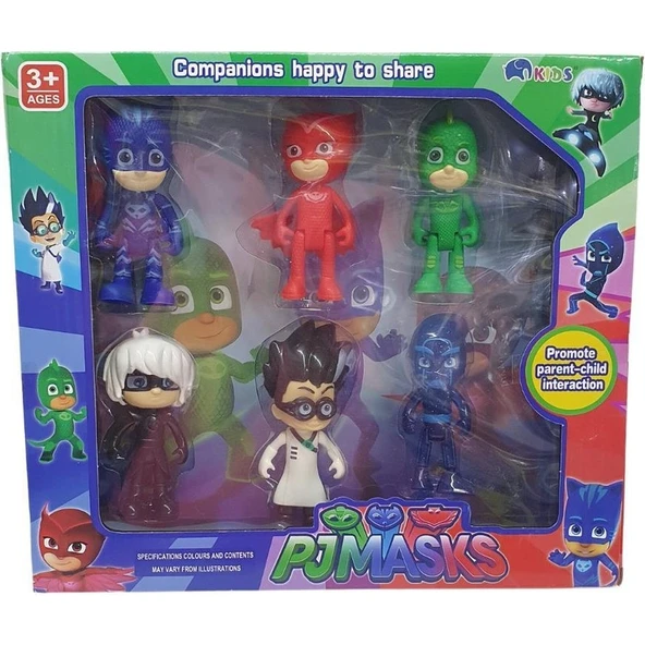 Shoplaza Pj Mask 6 Lı Figür Set - 1166 () ürün görseli 1