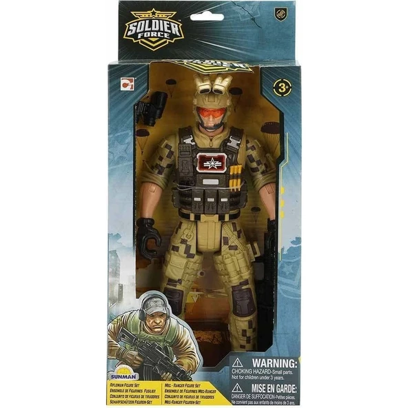 Sunman 45010 Soldier Force Asker Figür 32 cm -Sunman