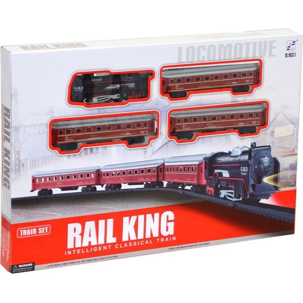 Can-Em Oyuncak 19033-3 B/o Büyük Kutulu Tren Seti