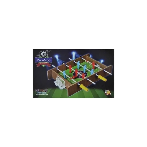 Matrax Oyuncak Matrax Mini Ahşap Langırt Masa Maçı Oyunu