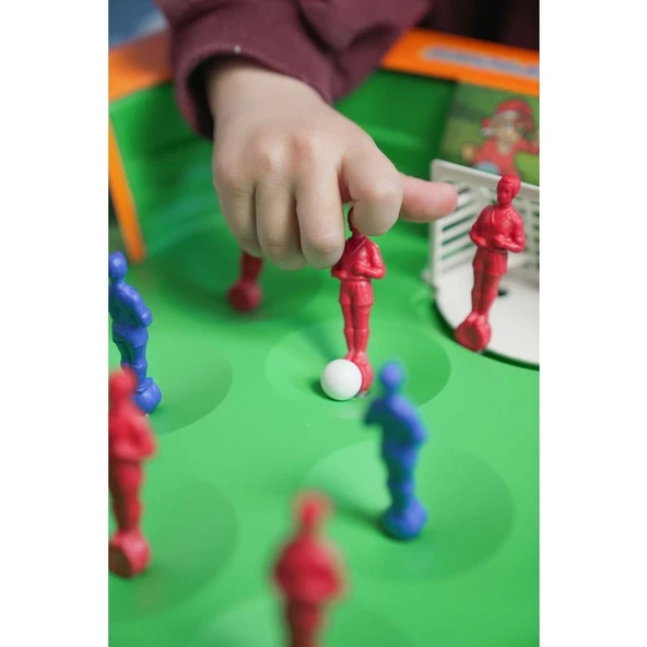 Akçiçek Oyuncak Akçiçek Masaüstü Parmak Futbol Oyunu Futbol Temalı Yaylı Mekanizma Çok Oyunculu Strateji ve Zeka Geliştirici - 6