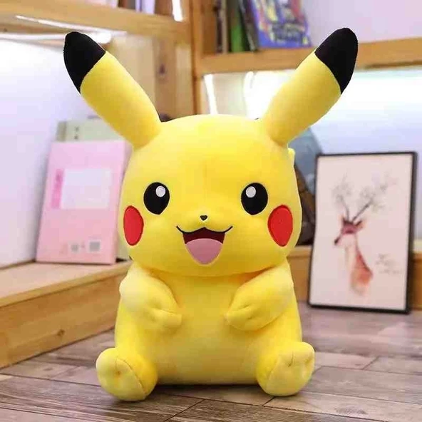 Takara Tomy Pikachu Orjinal 30CM Pokemon Peluş Oyuncak Figür