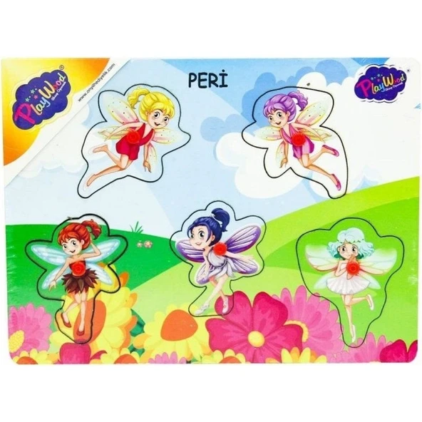 Playwood Ahşap Tutmalı Peri Kızı - Resim 3