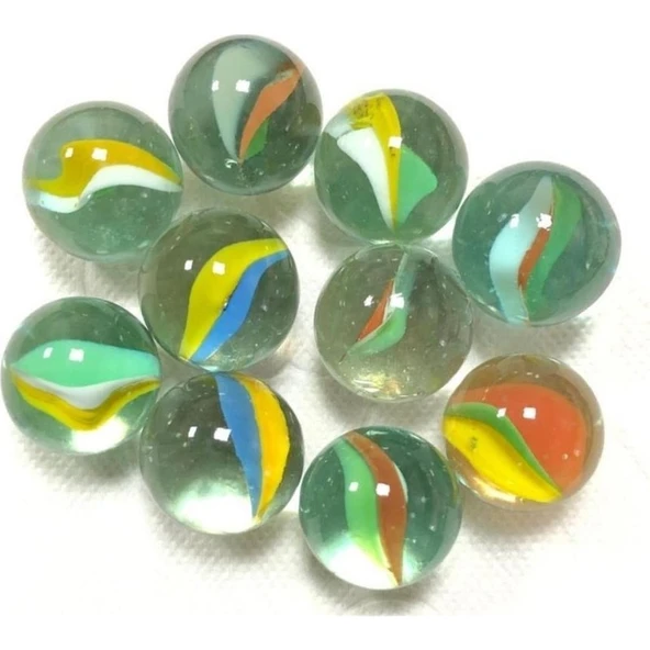 abnturk Filede 100'LÜ Misket Bilye Cam Misket Eğlenceli Çocuk Misketi Çeşit Çeşit Görüntüsü Ile Misket--sym280123 ürün görseli 1