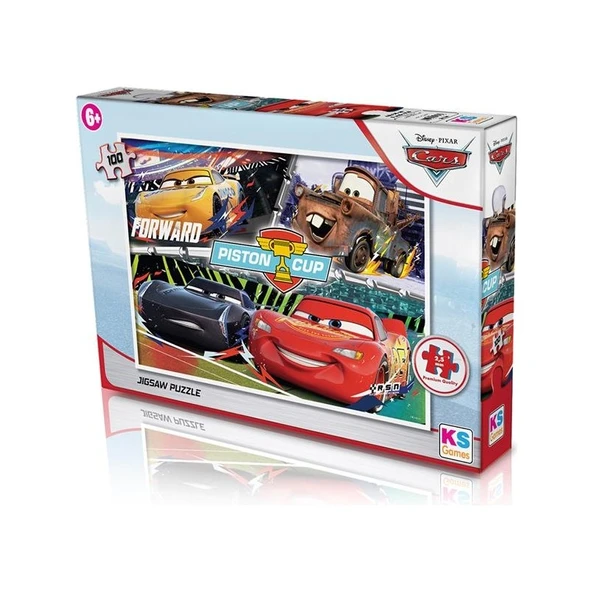 KS Games Cars 100 Parça Puzzle