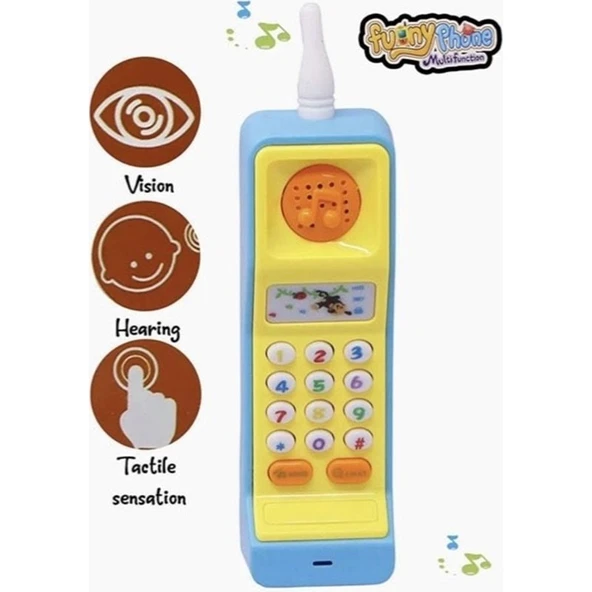 Kayyum Sesli Işıklı Eğitici Telefon - 2