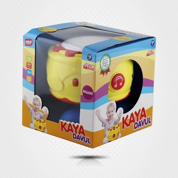 Birlik Oyuncak Pilli Işıklı Sesli Kaya Davul