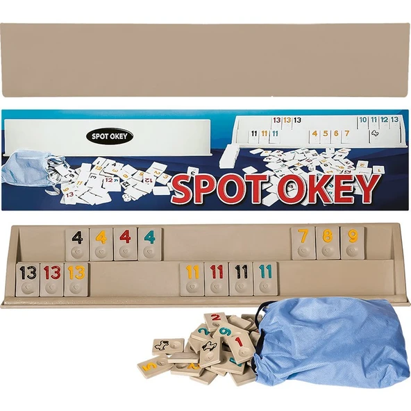 Spot Büyük Boy Spot Plastik Okey Takımı ürün görseli 1