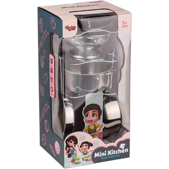 Vardem 7 Parça Raflı Çelik Tencere Tava Seti - 2