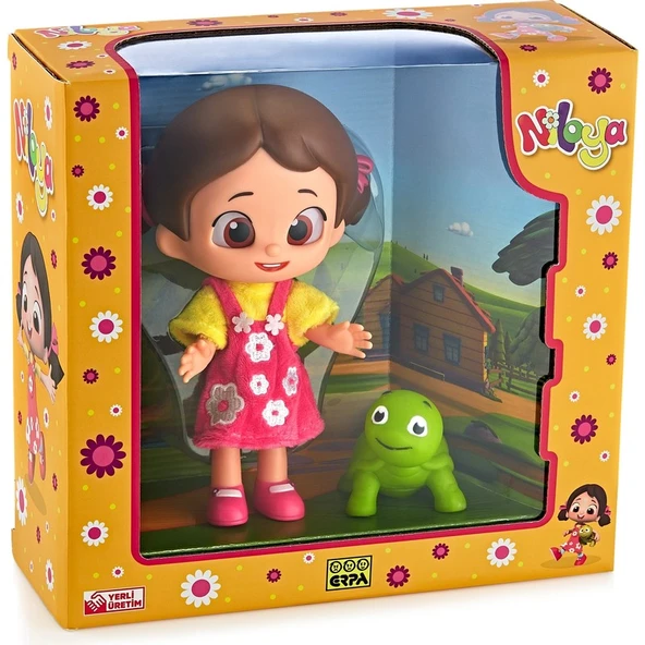 Erpa Et Bebek Niloya ve Tospik Karakterli Renkli Desenli Eğlenceli Oyuncak Seti Çocuklar için
