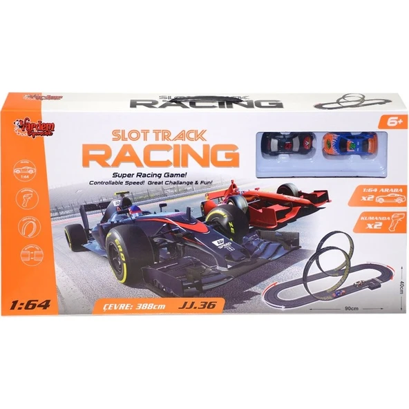 Vardem Oyuncak Jj 36-1 Kumandalı 2 Araçlı Yarış Seti 1:64 ürün görseli 1